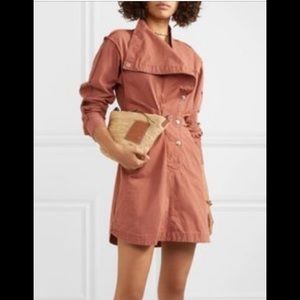 NWT Isabel Marant Ro Linore Mini dress in rosewood colour. Size 38 (6 U.S.)